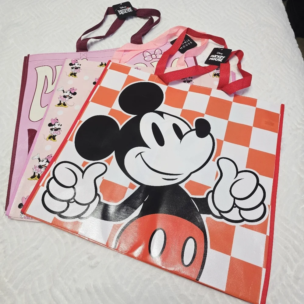 MICKEY AND MINNIE Shopping Bags. 19.5